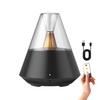 Essential Oil Diffuser, Cool Mist Humidifier for Home, 150ml Aroma Diffuser with Flame Effect LED Light, Auto Shut Off Quiet Humidifier for