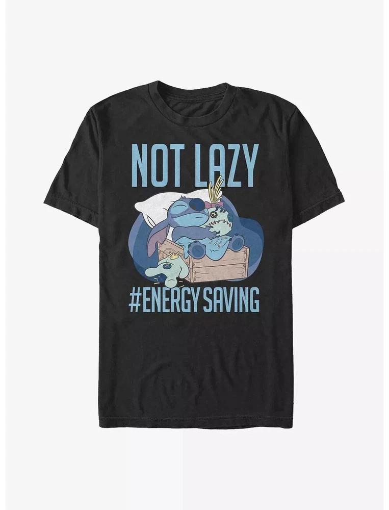 Lilo Stitch Not Lazy Energy Saving TShirt S