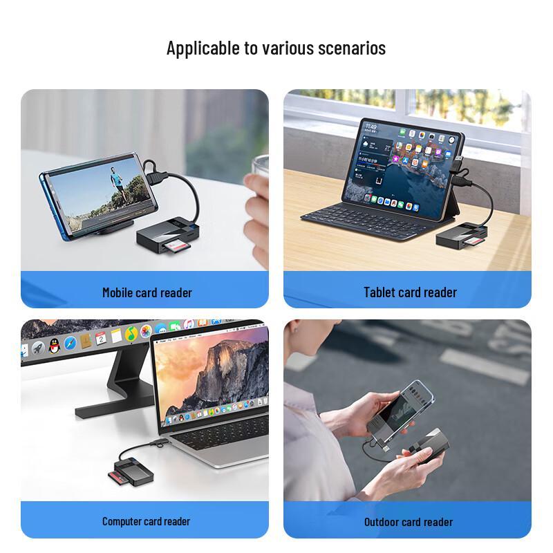 Kawau USB 3.0 & Type-C Multi Card Reader