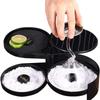 3 Tier Glass Rimmer Salt Rim Box for Cocktails Margarita-Salt Rimmer Sugar Rimming  Home Lime Juice Sugar Bar Rimming Station