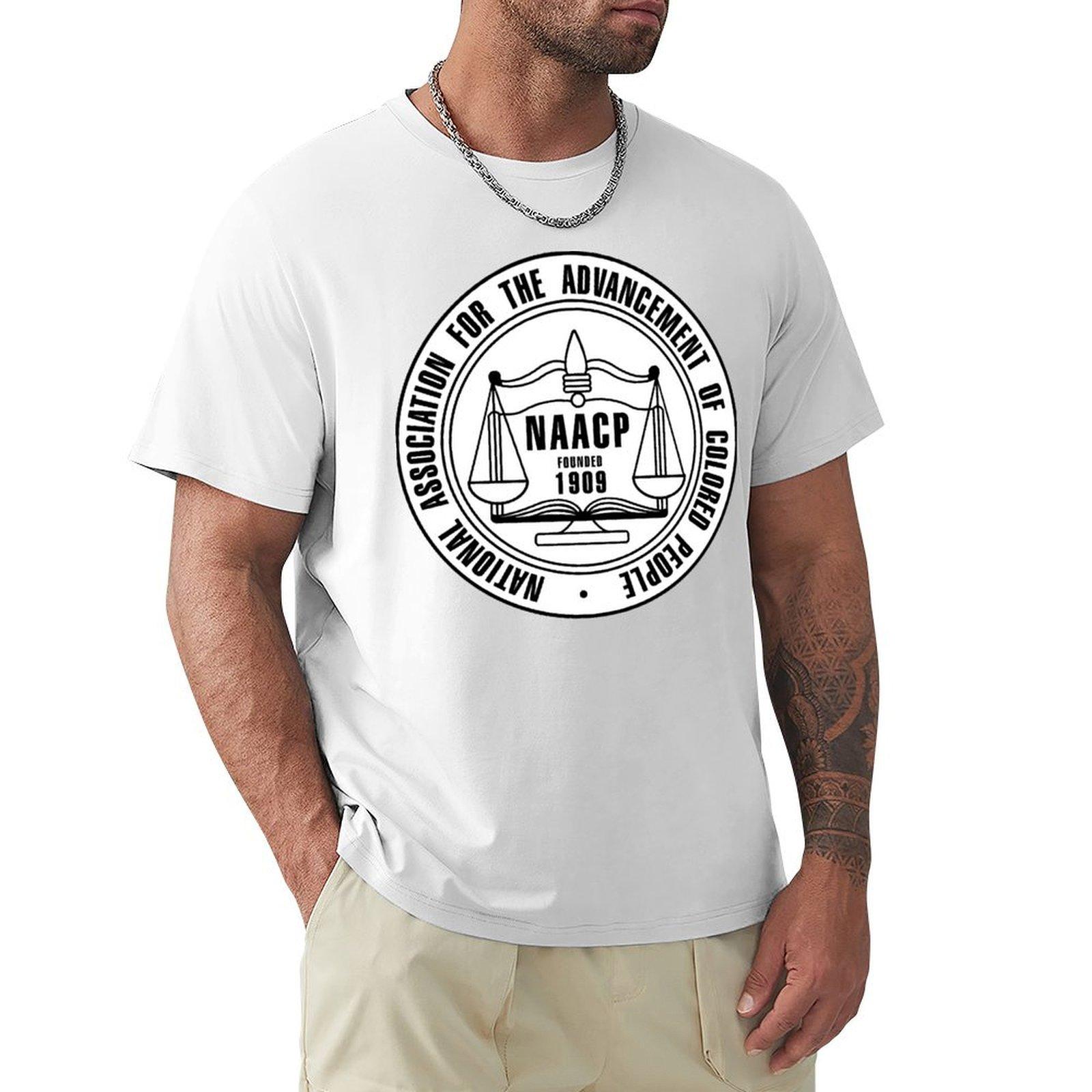 Naacp Logo Png Transparent Tshirt Plus Size Summer Short Sleeve Tshirt S