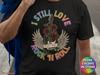 Rock N Roll T-Shirt and Kids Shirt: Guitar, Wings & Roses - Classic Rocker Tee
