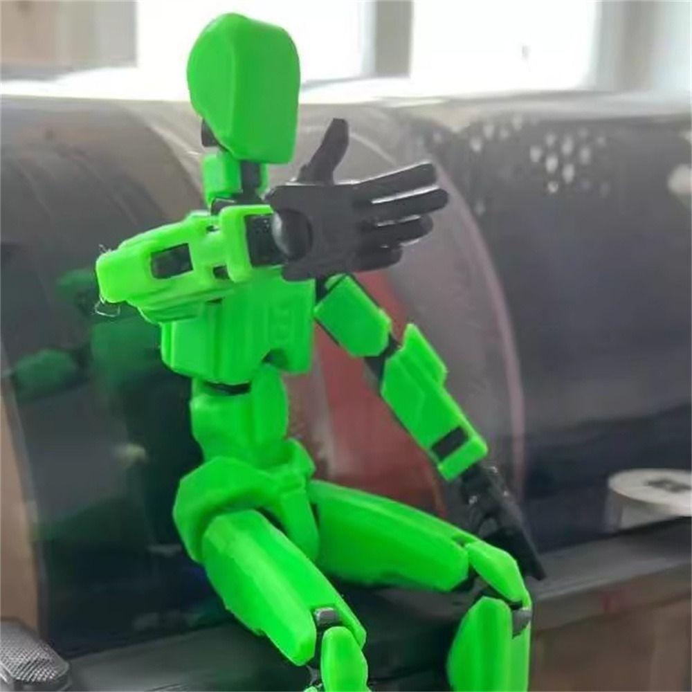 Figures Toys 3D Printed Mannequin Model Doll Shapeshift Robot Movable Robot  Parent-children