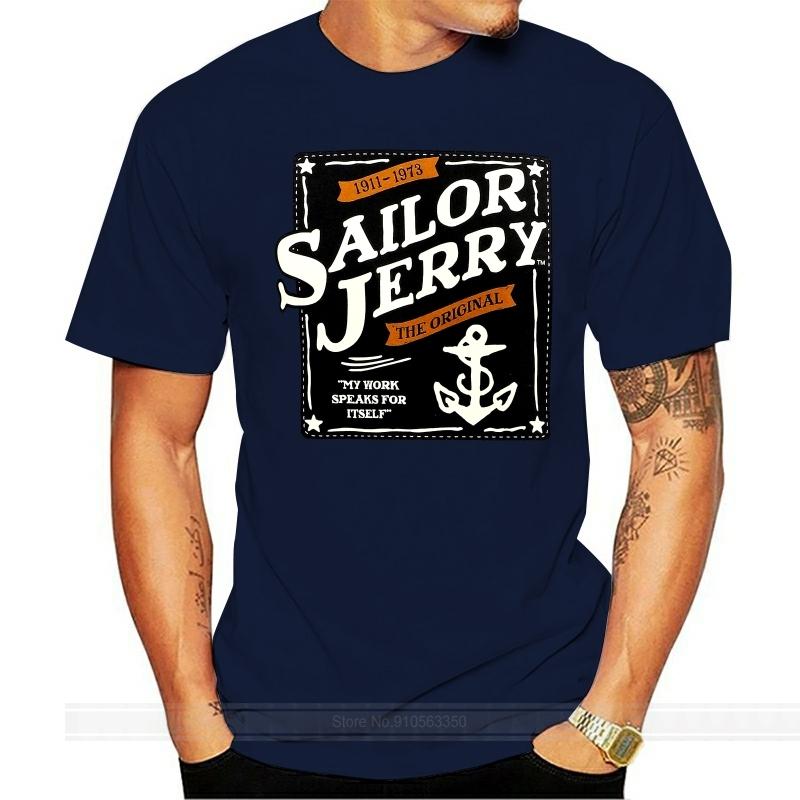 

SAILOR JERRY Tattoo Our Seal Anchor Logo Grey Heather Slim Fit TShirt S3XL NEW Unisex Fashion T Shirts top tee S