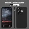 For Poco F6 Case Luxury Liquid Silicone Case For Xiaomi Poco F6 Poco F 6 PocoF6 Pro F6Pro 5G Soft Cases Shockproof Cover