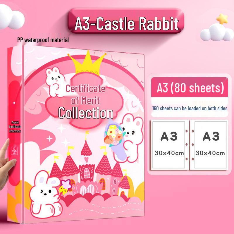 Children's A3 Art Award Display Book: Drawing and Craft Album for Kids