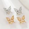 2 Piece Fashion Butterfly Metal Ear Clip Attachment Earphone Charm For FreeClip 1 2 Earbuds Sound Enhancement
