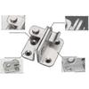 Yue Qin Hasp Door Padlock Small Anti-theft Latch,stainless Steel Padlock Toggle Latch Security Door Latches,left Open - PR