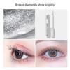 Sparkling Diamond Mascara Sequins Waterproof Glitter Diamond Mascara Shining Galaxy Sequins Sweat Proof Eyelashes Eye Makeup
