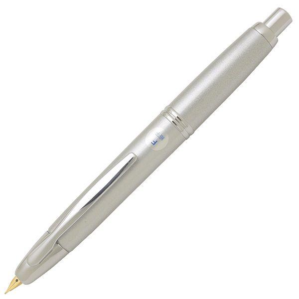 Pilot CAPLESS Fountain Pen Silver Fine Nib FCN-1MR-S-F with Converter