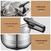 Supor 304 Stainless Steel Pressure Cooker - 4L, Induction & Gas Compatible