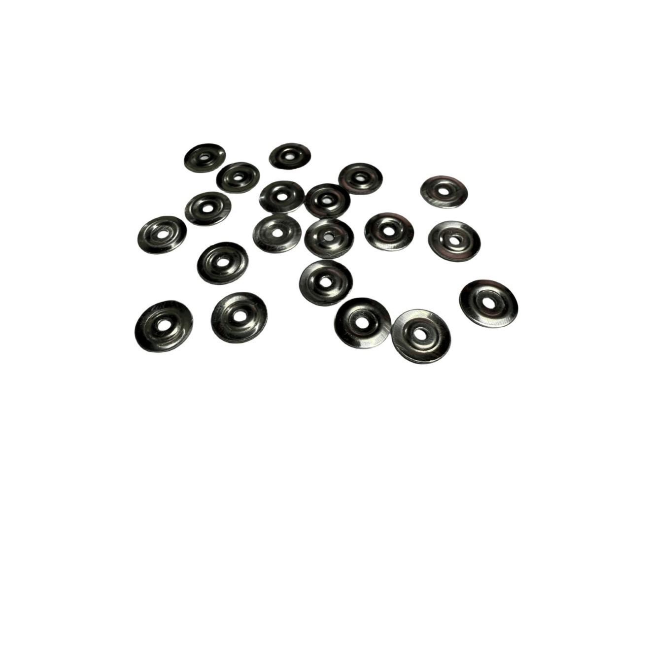 Flute Accessories: Pads, Stainless Steel Washers, & Screws 20 Flute Pads with Screws серебряный