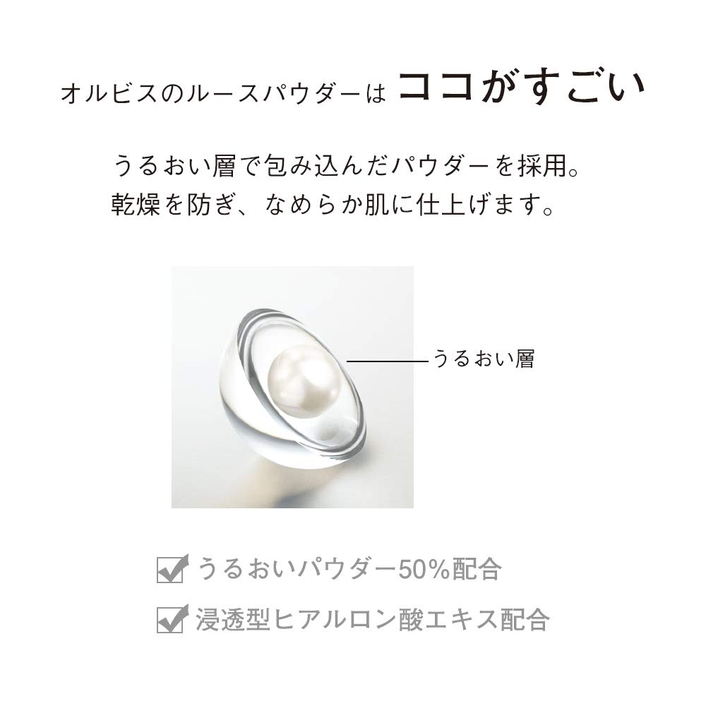 ORBIS Loose Powder Refill (Powder Only, Bag) Single Item, Lucent: Translucent Finish, 15g (x 1)