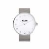 KLON MOCK NUMBER -SILVER MESH- Ver. SILVER 40mm Wristwatch, Simple and Unisex, Silver, Stylish for Men and Women