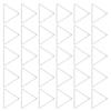 30pcs Stainless Steel Open Bezel Pendants Jewelry DIY Hollow Frame for Resin Jewelry MakingTriangle L