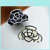Charming Acetate Hair Claw Clip With Elegant Camellia Design For Women In Multiple Colors
