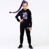Kids Girls Long Sleeve Hooded Sweatshirt And Pants Set For Toddler And Big Kids 2Pcs Outfits
