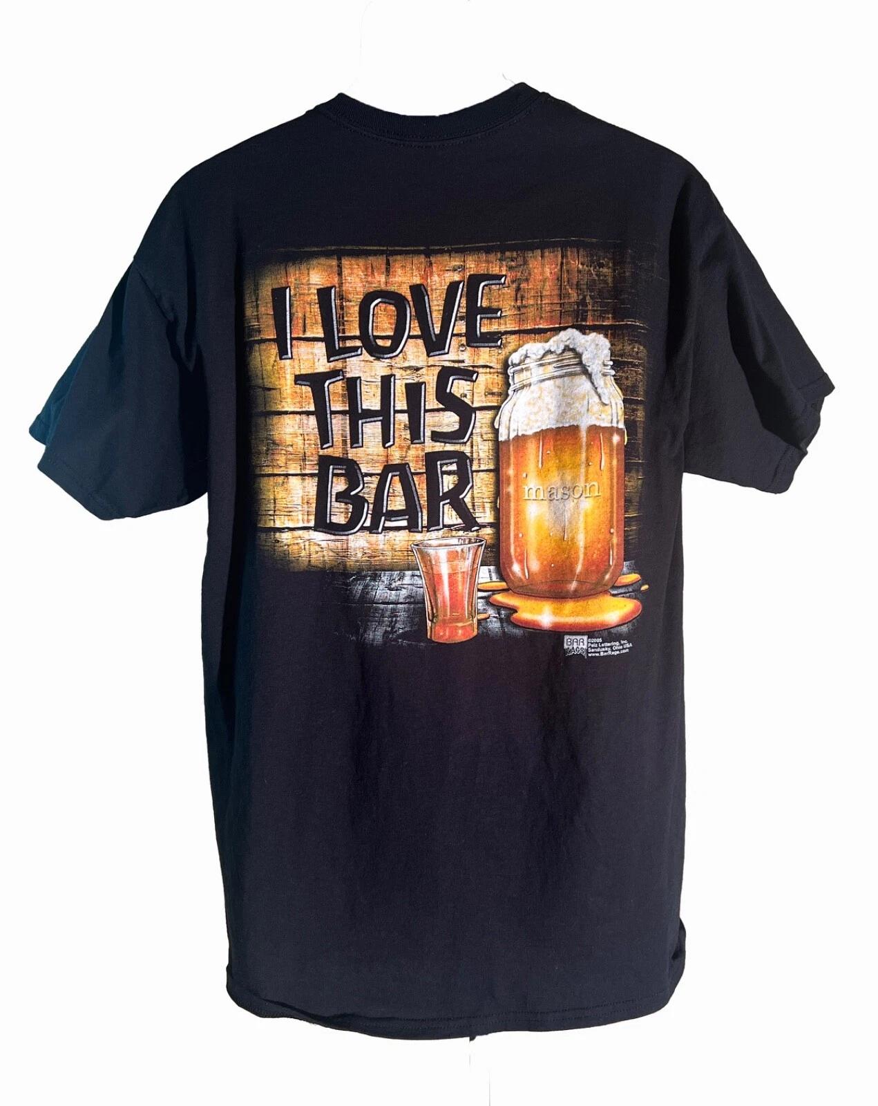 THE WINDSOCK LOUNGE, PRESCOTT ARIZONA Short Sleeve T-Shirt Black Large L