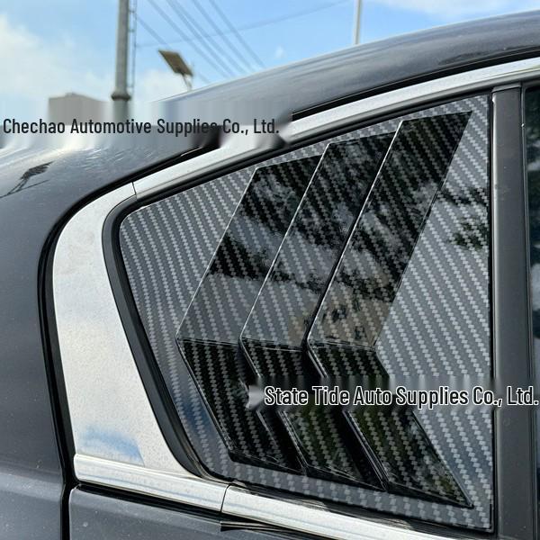 Honda 9th Gen Accord 2014-2017 Rear Carbon Fiber Window Louvers
