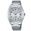 SEIKO SELECTION SBTM223 Herrenuhr Solar Funkgesteuert Datumsanzeige Weißes Zifferblatt (Vollständige arabische Ziffern) Reines Titan Gehäuseband