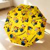Minions Party 8 Ribs 3Fold Black Glue Uv Protection Umbrella Sun Protection Rainproof Compact Folding Umbrella For Travel Daily Use C923560