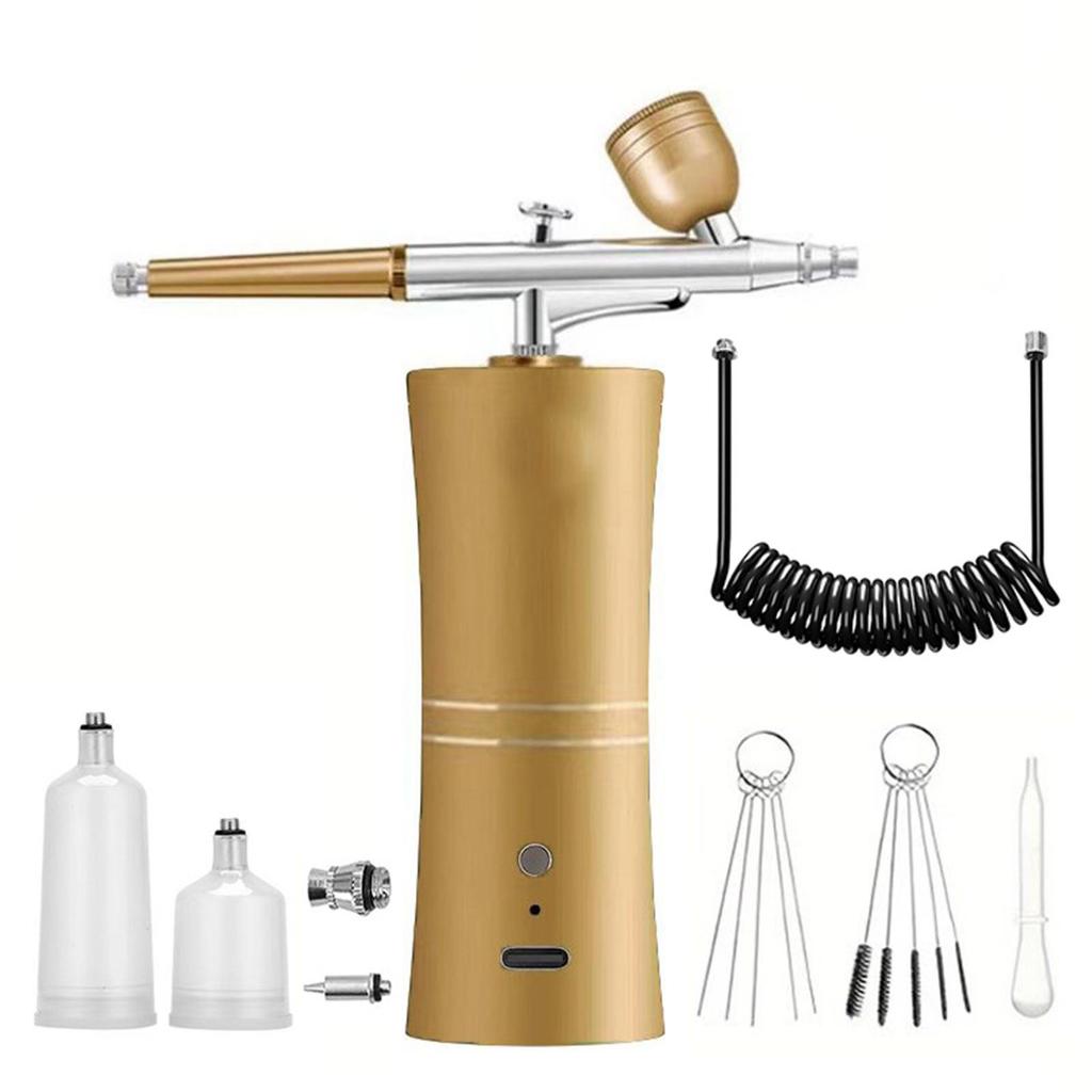 High-Pressure Nano Oxygen Injector & Airbrush Hydration Instrument for Beauty & Nail Art