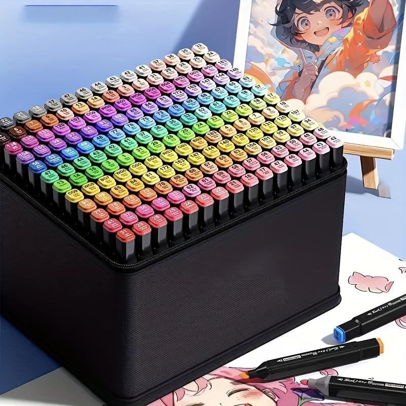 36/48 Colorful Markers:Great for Artists & Students, Writing & Vivid Results, Quick-Drying, Non-Bleeding Markers for All Artists