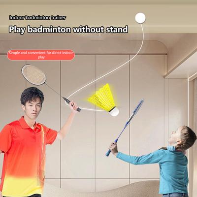 1 sada pre samoštúdium bedmintonový odrazový tréner Profesionálny strečingový bedmintonový odrazový tréningový nástroj Jednorazové sprievodné cvičenie