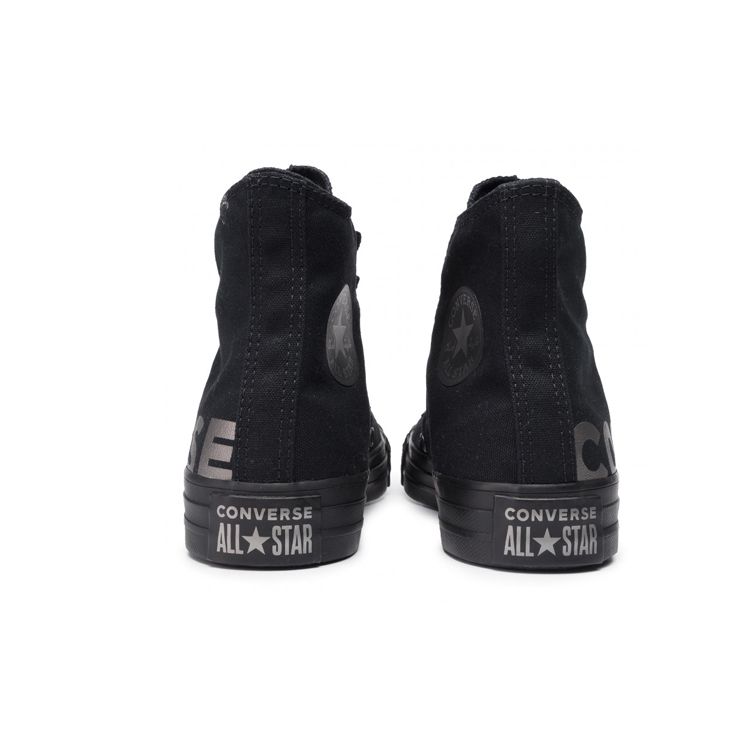 Converse Chuck Taylor All Star Wordmark 2.0 Comfortable Versatile High-Top Canvas Shoes Unisex Sneakers Black 165429C