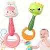 Non-Toxic Fun Tambourine Rattle Rattle Educational Early Childhood Percussion Toys Baby Toysdrummers Rattles And Grip Toys