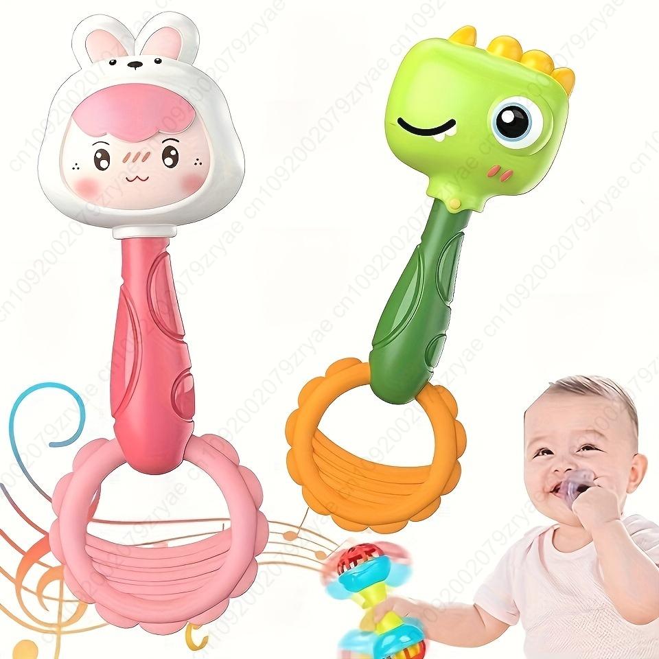Non-Toxic Fun Tambourine Rattle Rattle Educational Early Childhood Percussion Toys Baby Toysdrummers Rattles And Grip Toys