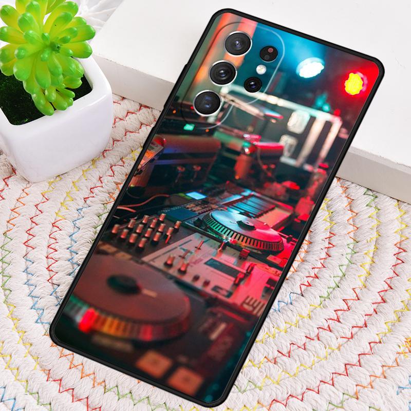 Electronic Music DJ Controller Mixer Soft Phone Case for Samsung Galaxy Note 10 Pro S26 Ultra S23 S24 FE S25 S21 S22 PLUS Cover