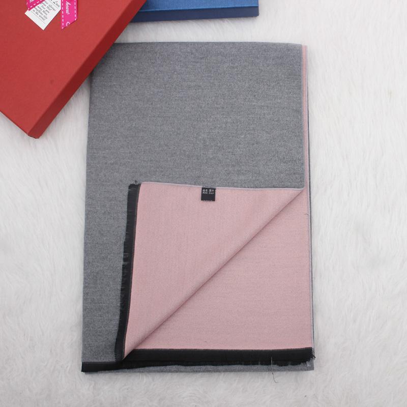 Double-Face Women Cashmere Pashmina Solid Shawls And Scarves Thicken Warm Wrap Winter Woman Scarf Thick Blanket Design
