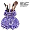 Boîte de rangement pour pinceaux de maquillage Forme de robe de princesse Porte-stylo imprimé en 3D