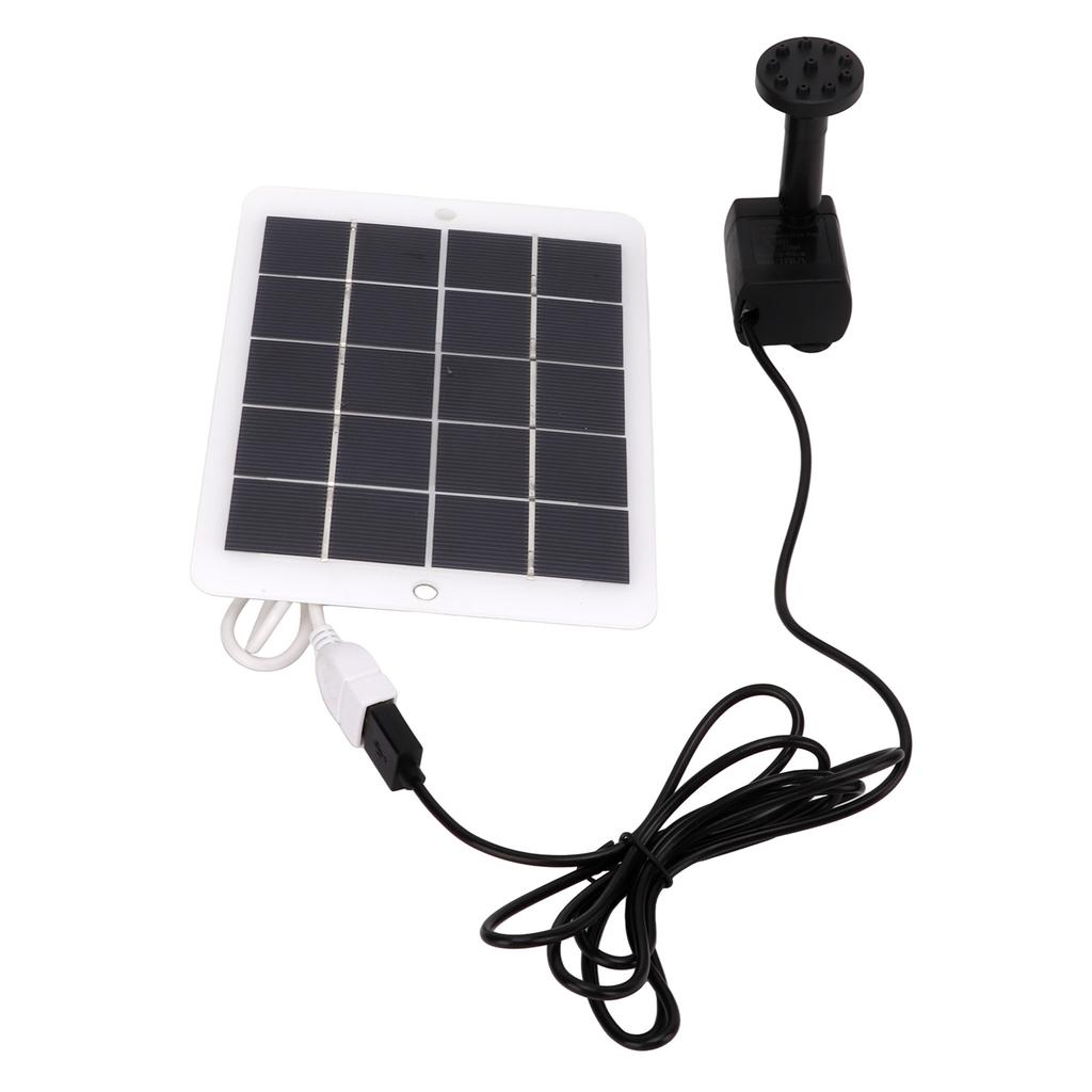 3W 5V Solar Water Fountain Pump 120L H Landscape Garden Solar Water Pump for Outdoor Pond