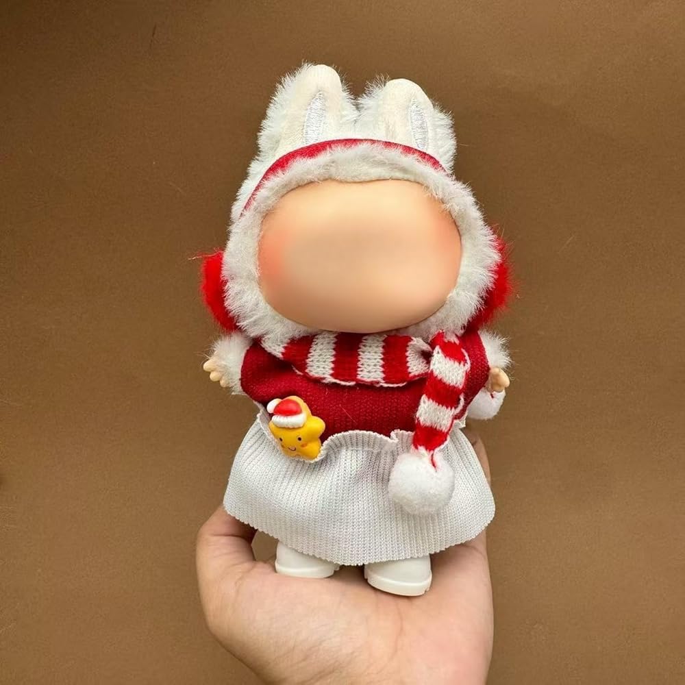 Cimoon Doll Clothes 15cm/17cm Cute Costume Outfit Accessories for Plush Toys and Dolls