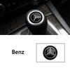 For Benz CL18DCar Gear Shifter Head Knob Badge Sticker Metal Decal Decoration For Mercedes Benz AMG W204 W205 W203 W211 W212 W213 W201 W210
