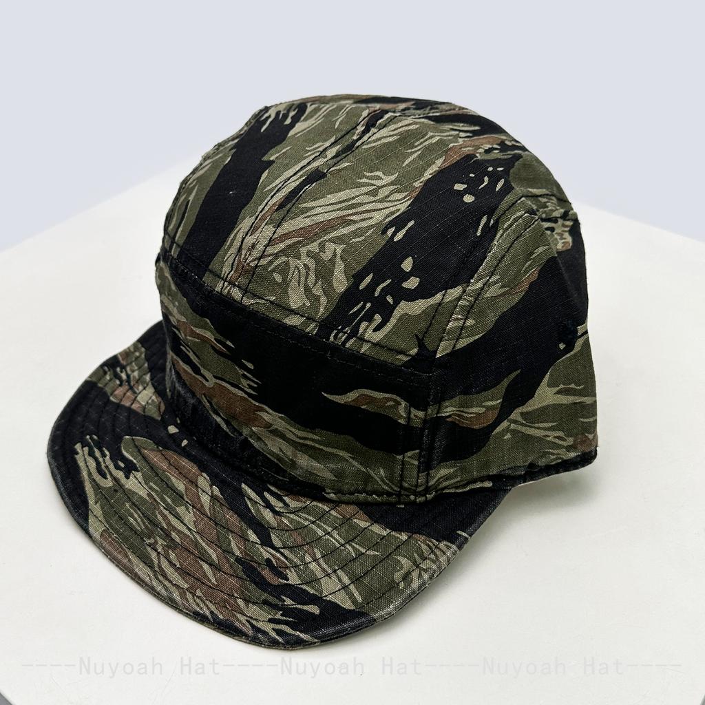 New Men Women American Retro Camouflage Solid Baseball Hats Sunshade Personal Versatile Short Flat Eaves Peaked Caps Fashion Ins