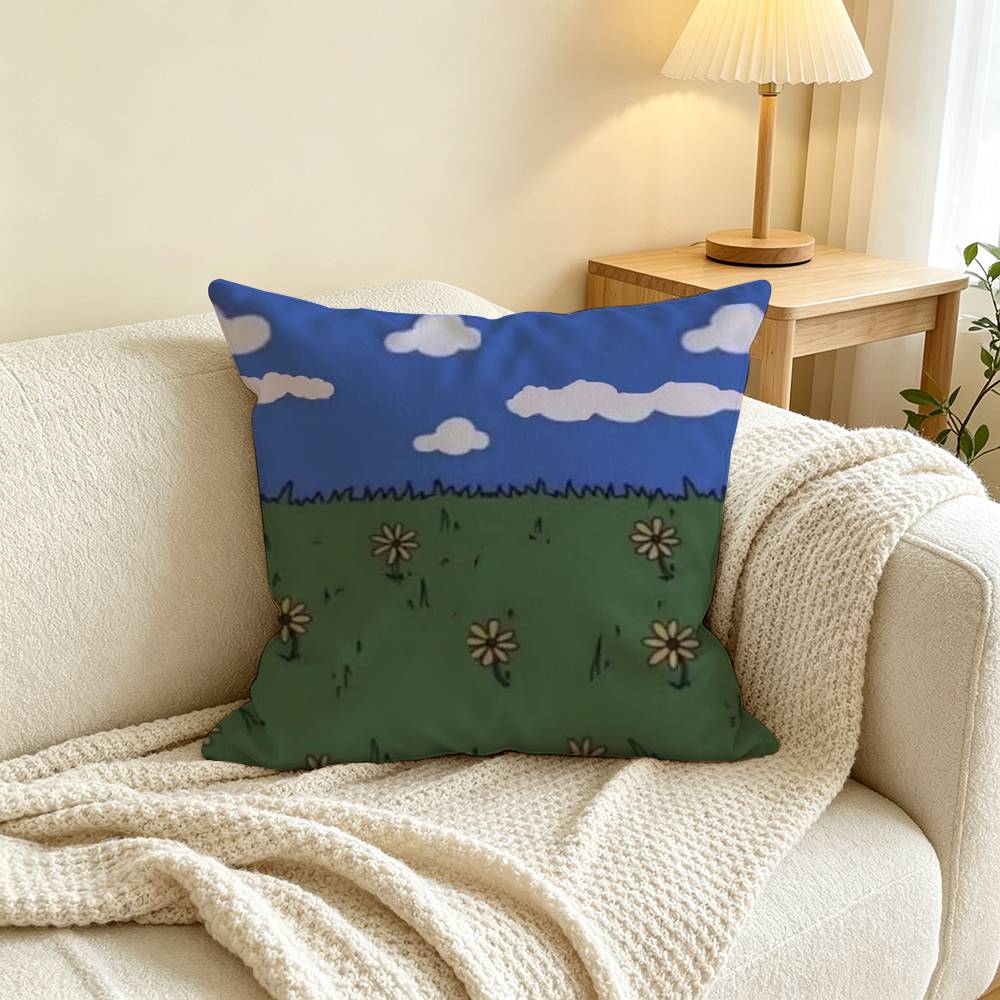 L-Latin M-Mafia Pillow Case Square Double-Sided Sofa Cushion Cover Bedroom Bedside Pillow