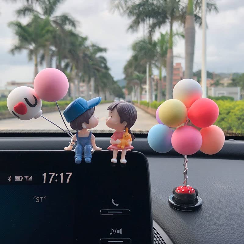 

Car Accessories, Car Accessories, Cute, Couples, Balloons, Resin, Birthday, Car Accessories (Boys and Girls (B) + Balloons)