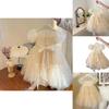 Girl Summer Dress With Tulle Fabric For Toddlers Kids Age 3 To 8 Years