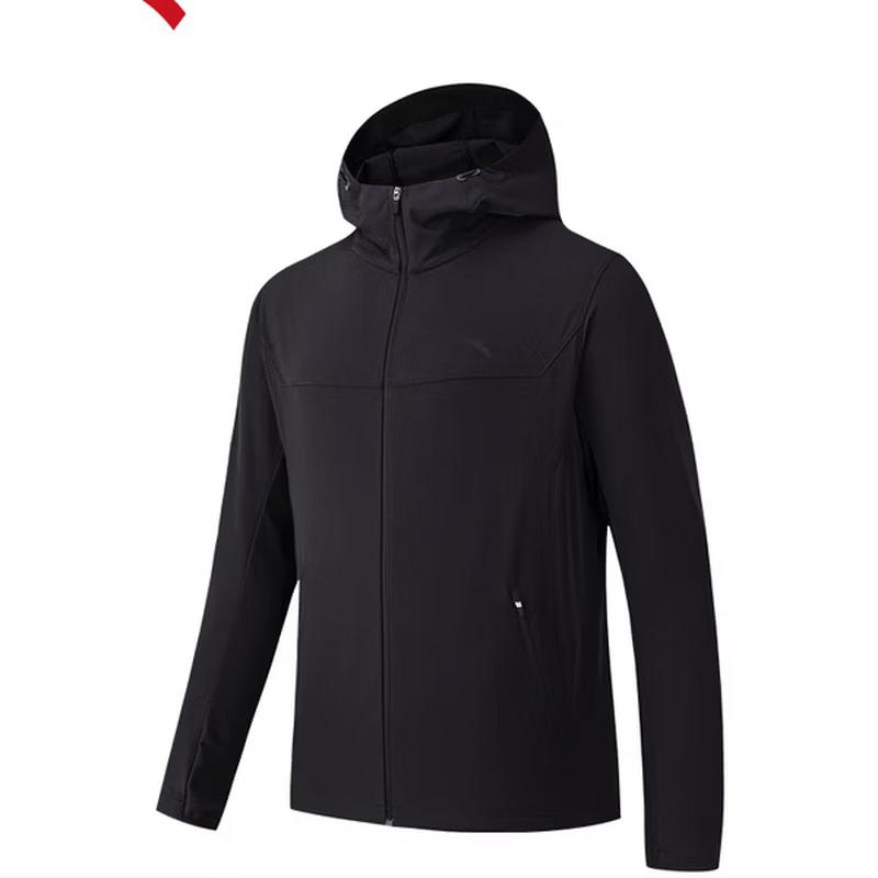 Anta Men's Lightweight Woven Hooded Jacket