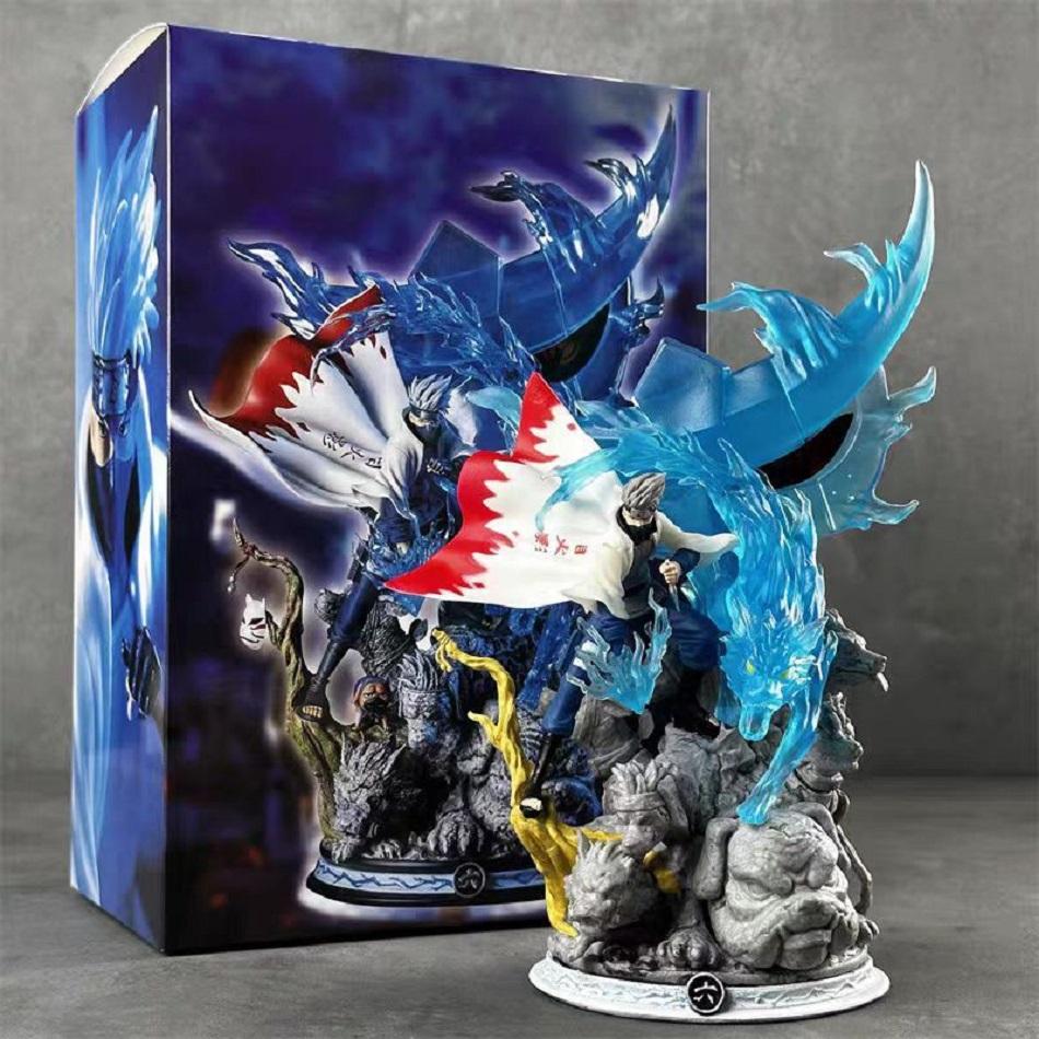 23cm Naruto GK Hatake Kakashi Action Figure PVC Anime Statue Model Collection Ornament