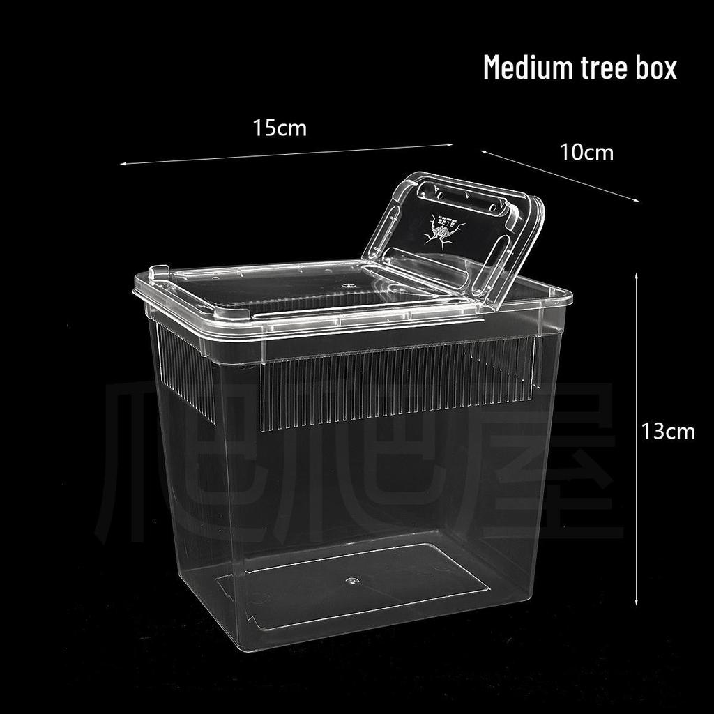 2nd Gen Reptile Breeding Box for Spiders, Frogs, Snails, Silkworms, Geckos, Snakes, and Turtles