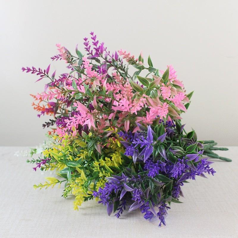 Flower Lavender Artificial Decor Weddings And Indoor Softlandscape Displays