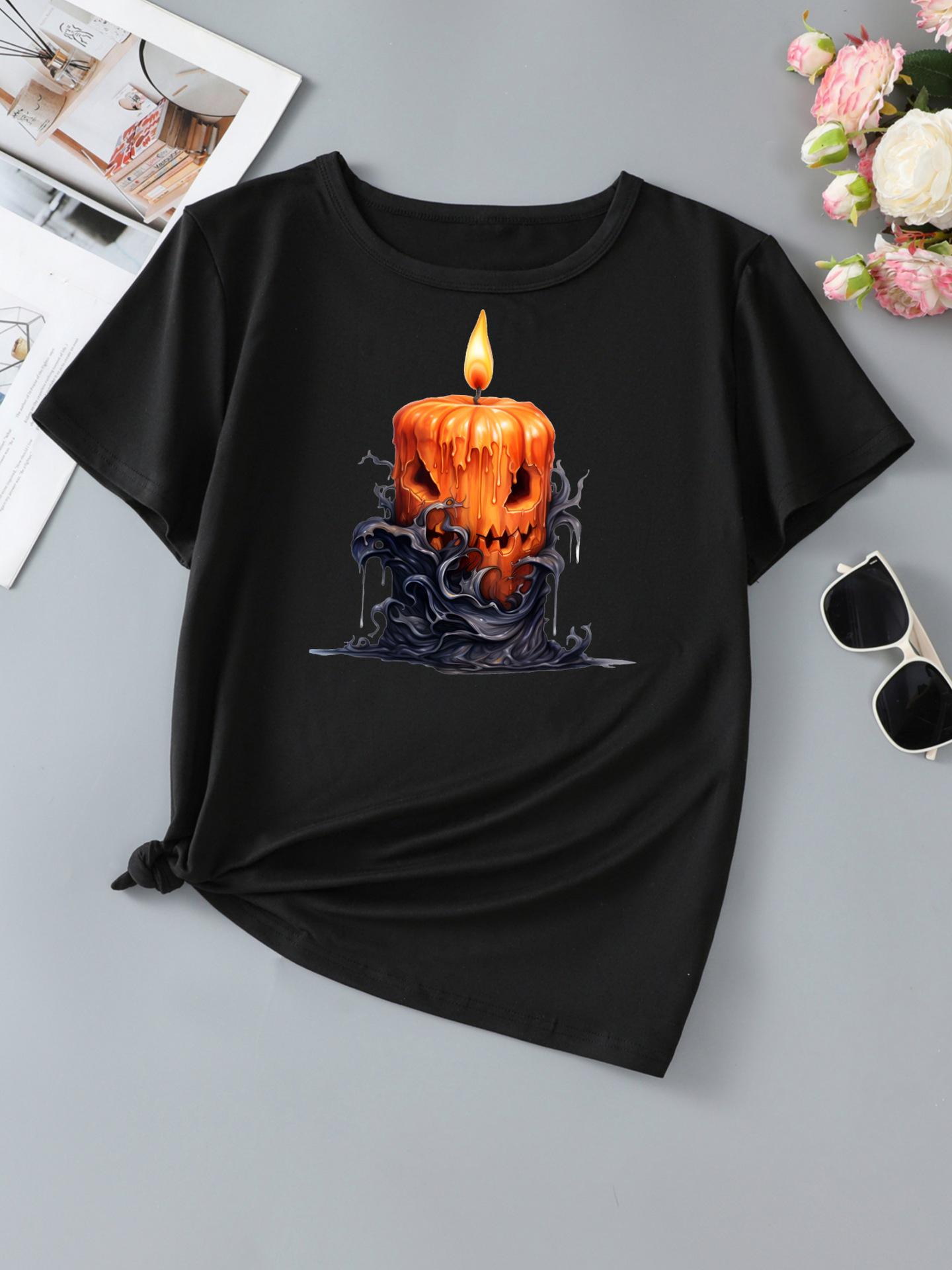 

Счастливого Хэллоуина Футболка с коротким рукавом и высокой эластичностью в бутылке желаний Extra Large