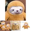 Cute Plush Sloth Stuffed Animal Backpack For Kids Customizable And Adorable!