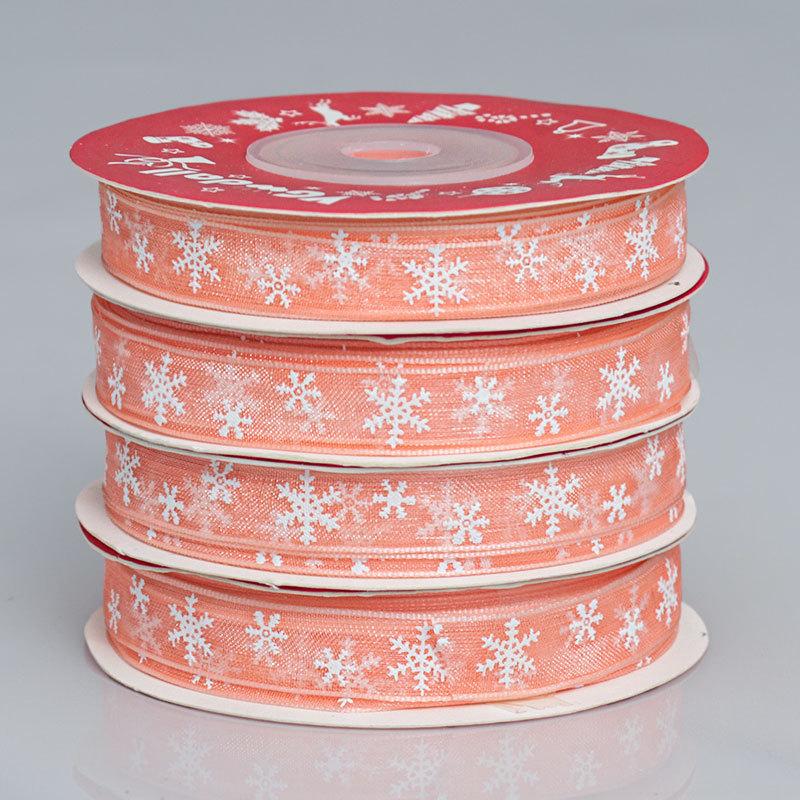1cm Christmas Day Transparent Yarn Handmade Diy Gift Flower Package Decorative Ribbon Ribbon Bow DIY Flower Handmade