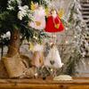 Handcrafted Delightful Christmas Angel Girl Heart Hanging Decoration In Colors Vibrant