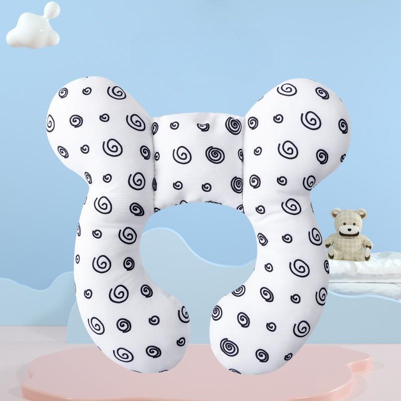 Cartoon Children U-Shaped Pillow Multi-functional Baby Car Cotton Soft Neck And Head Protection Travel Car Children's Pillow